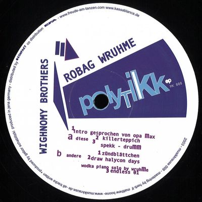 Robag Wruhme — Poly-tikk Ep vinyl cover