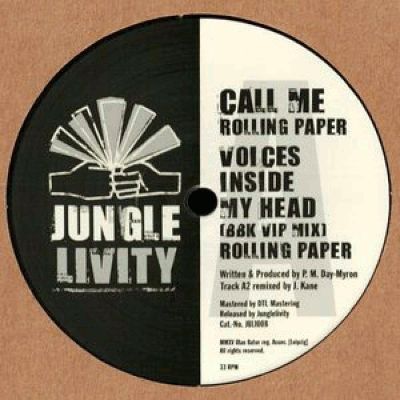 Rolling Paper, Bone Man, J Kane — Call Me / Apollo vinyl cover