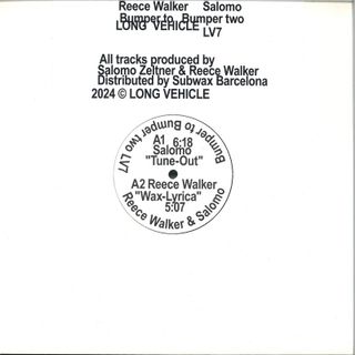 Salomo&Reece Walker — Bumper 2 Bumper Two vinyl cover