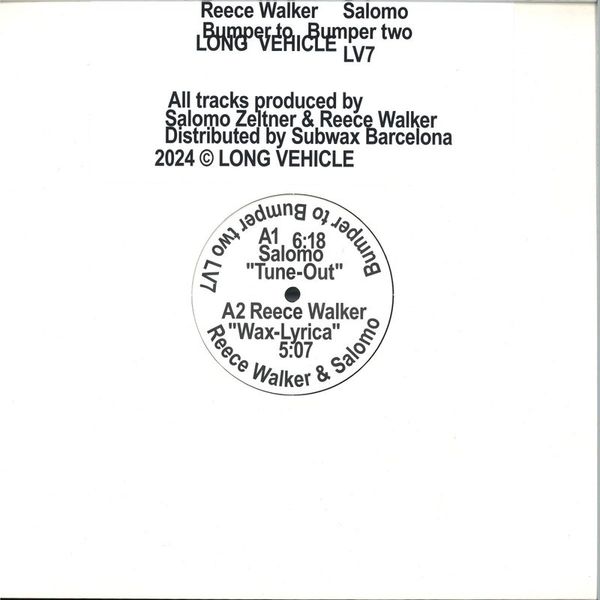 Salomo&Reece Walker — Bumper 2 Bumper Two vinyl cover