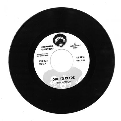 DJ Soopasoul — ODE TO CLYDE vinyl cover