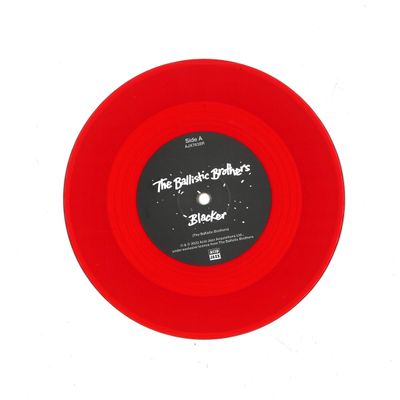 The Ballistic Brothers — Blacker (7") vinyl cover
