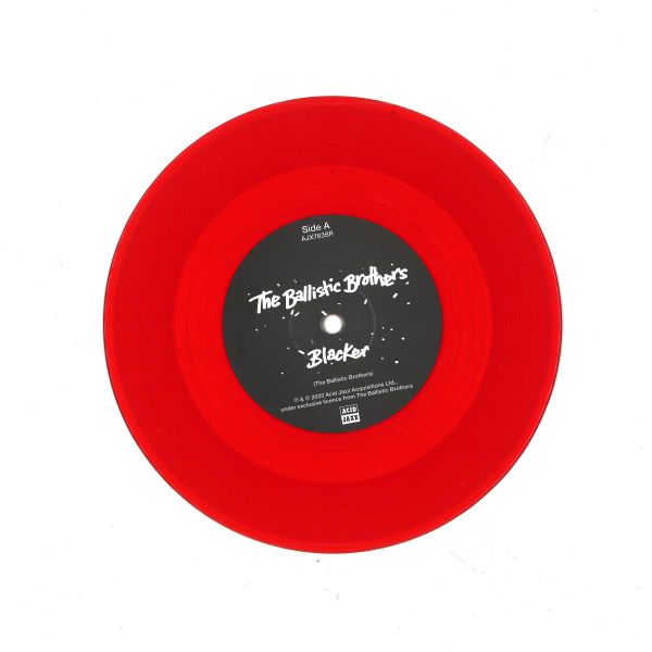 The Ballistic Brothers — Blacker (7") vinyl cover