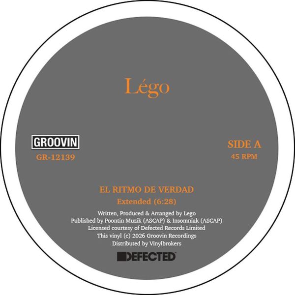 Légo — El Ritmo De Verdad vinyl cover