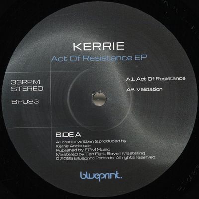 Kerrie — ACT OF RESISTANCE vinyl cover