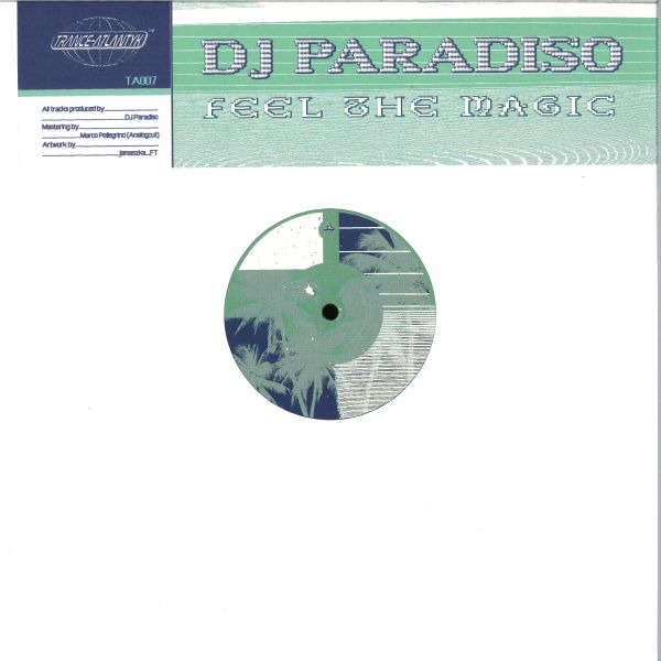 Dj Paradiso — Feel The Magic EP vinyl cover