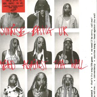 Nia Archives — SUNRISE BANG UR HEAD AGAINST THA WALL LP vinyl cover