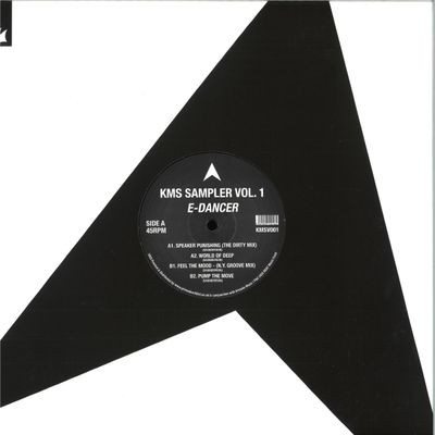 E-Dancer — KMS Sampler Vol.1 vinyl cover
