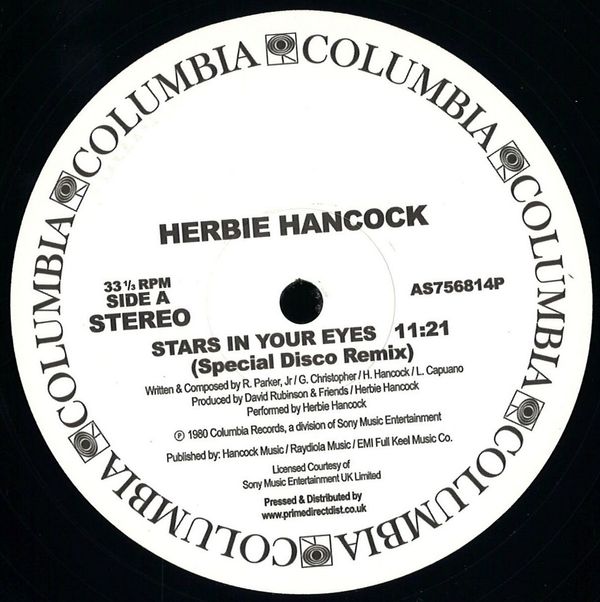 Herbie Hancock — Stars In Your Eyes / Saturday Night vinyl cover