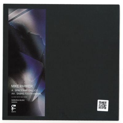 Mike Parker — Spaceship Galliot / Saber-tooth Animal 10" vinyl cover