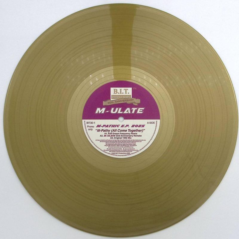 M-Ulate — M-Pathic E.P. 2025 vinyl cover