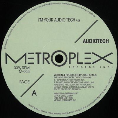 Audiotech — Im Your Audio Tech vinyl cover