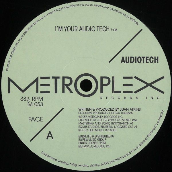 Audiotech — Im Your Audio Tech vinyl cover