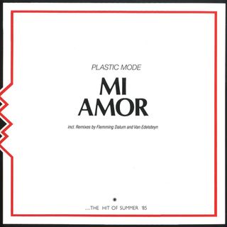 Plastic Mode — Mi Amor EP vinyl cover