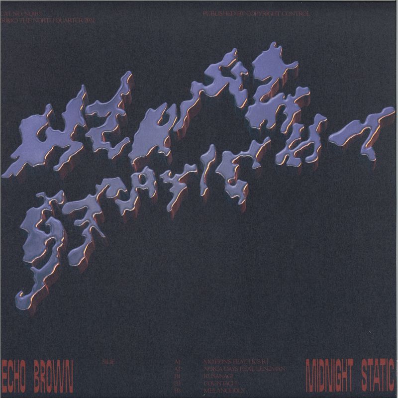 Echo Brown — Midnight Static EP vinyl cover