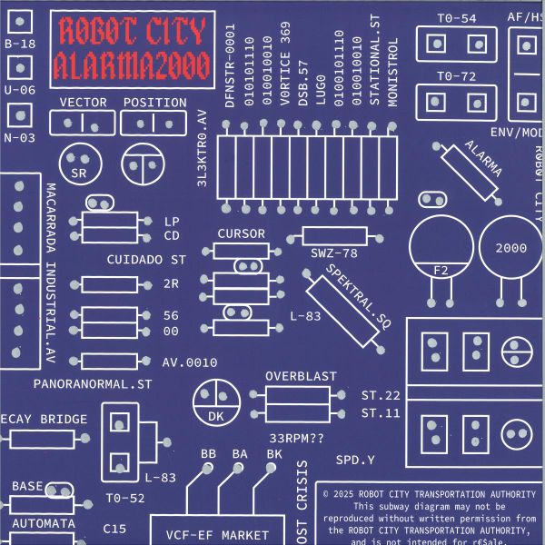 Robot City — Alarma 2000 vinyl cover