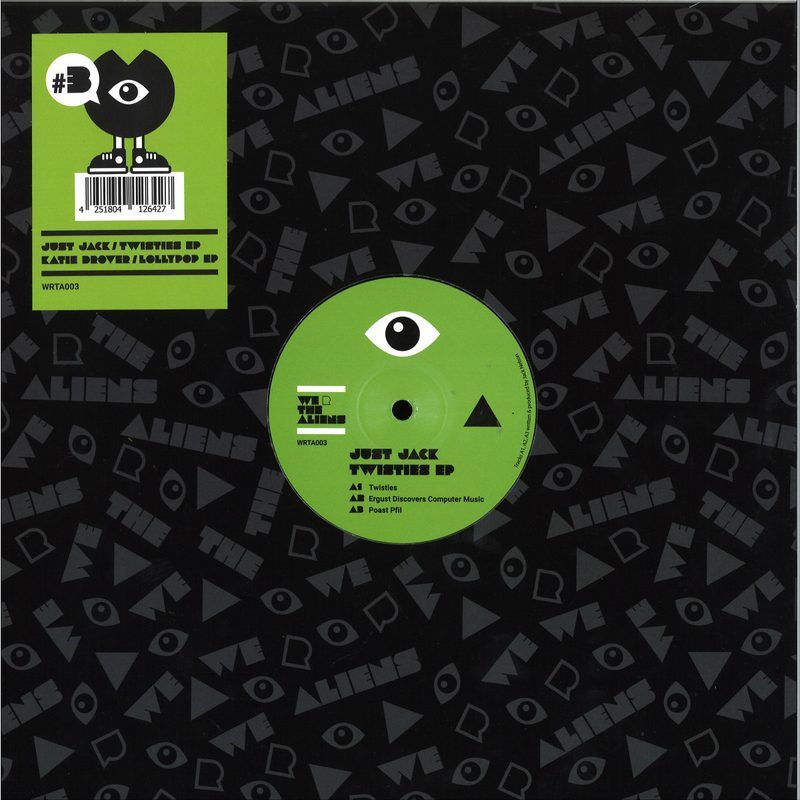 Just Jack&Katie Drover — Twisties / Lollipop EP vinyl cover