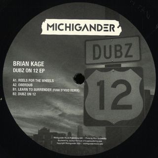 Brian Kage — Dubz on 12 vinyl cover