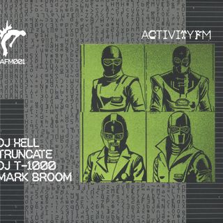 DJ Hell, Truncate, DJ T-1000, Mark Broom — AFM001 vinyl cover