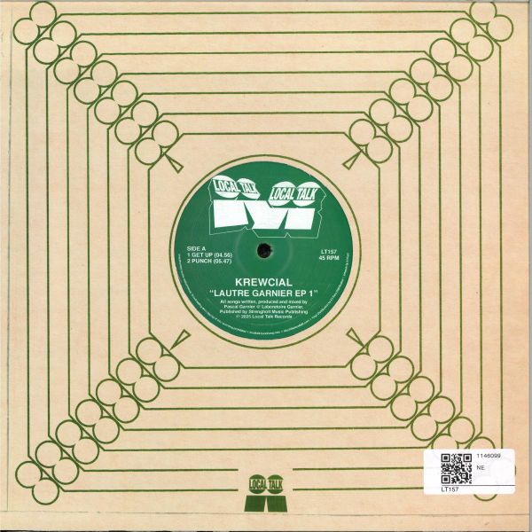 Krewcial — LAUTRE GARNIER EP vinyl cover