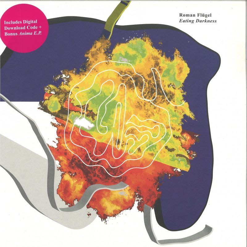 Roman Flügel — Eating Darkness vinyl cover