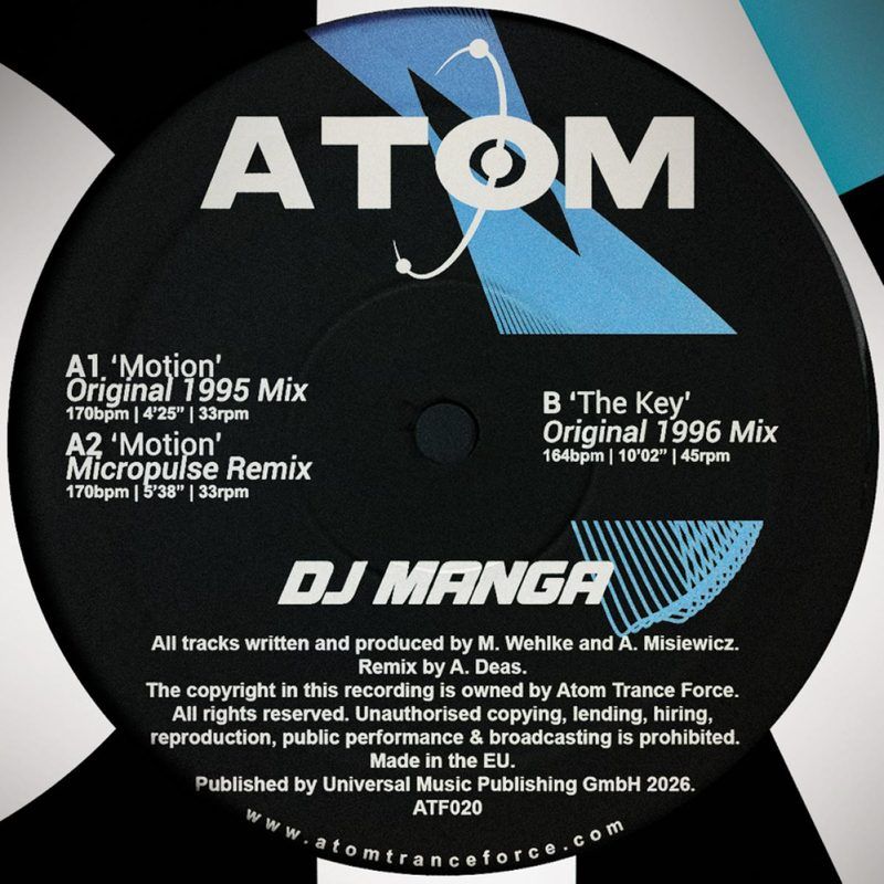 DJ Manga — Motion vinyl cover
