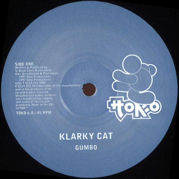 Klarky Cat — GUMBO vinyl cover