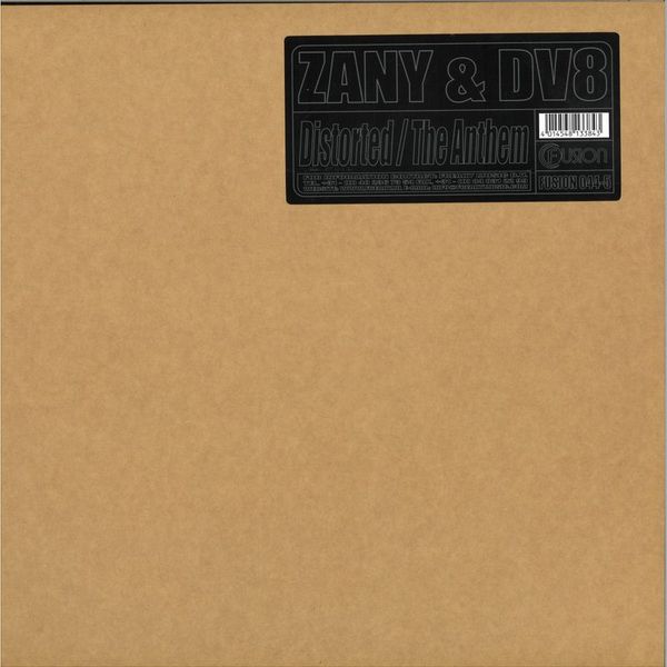 Zany&Dv8 — Distorted / The Anthem vinyl cover