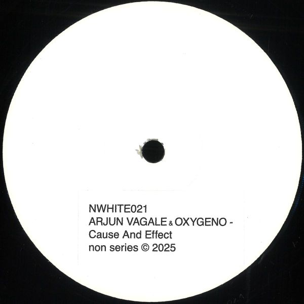 Arjun Vagale, Oxygeno — CAUSE AND EFFECT vinyl cover