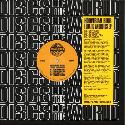 Hooverian Blur — Lunatic Androids vinyl cover