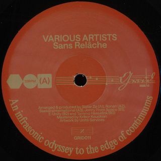 Various — Sans Relache Sampler vinyl cover