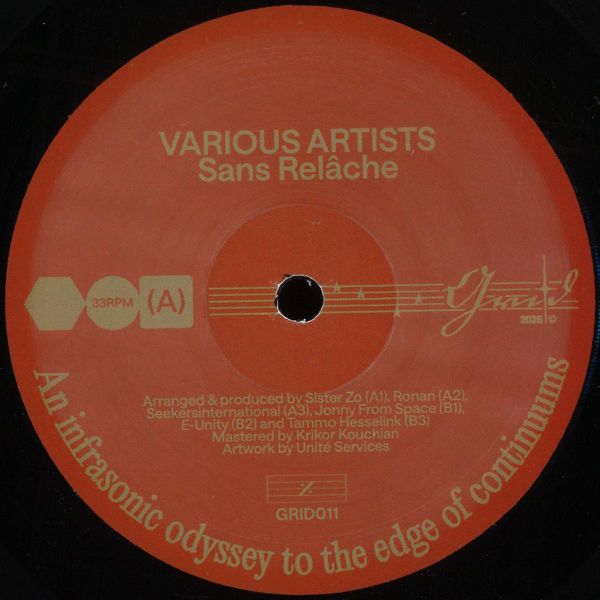 Various — Sans Relache Sampler vinyl cover