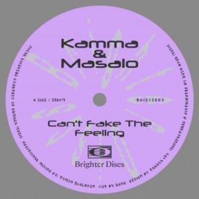 Kamma, Masalo — CAN'T FAKE THE FEELING vinyl cover