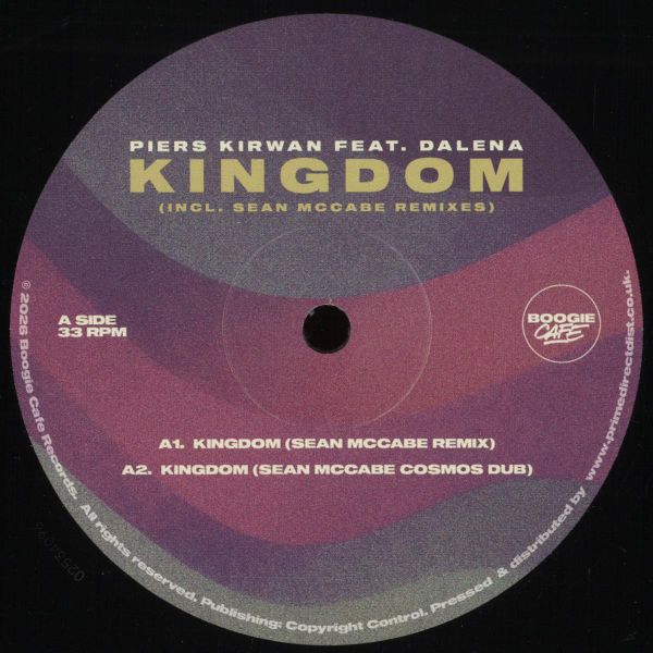 Piers Kirwan, Dalena Kingdom — Sean McCabe Remixes vinyl cover
