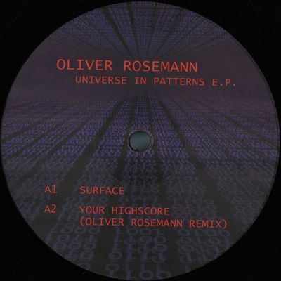 Oliver Rosemann — Universe In Patterns EP vinyl cover