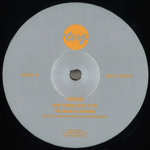 Liminal — Keep Coming Back EP vinyl cover