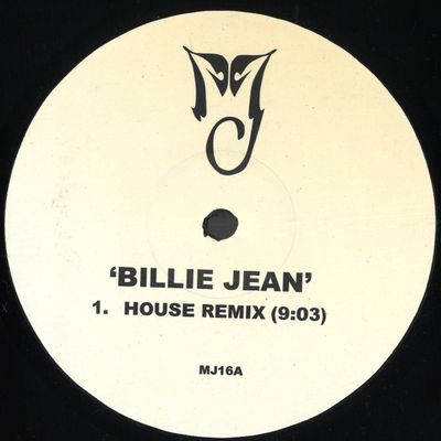 Mj — Billie Jean / Baby Be Mine (Remixes) vinyl cover