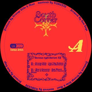 Strange Glide, Moxi, Kamatchi — Darious Hybridation EP vinyl cover