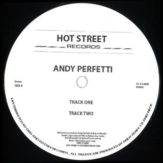 Andy Perfetti — Track EP vinyl cover
