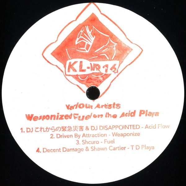 Various — weaponized fuel on the acid playa vinyl cover