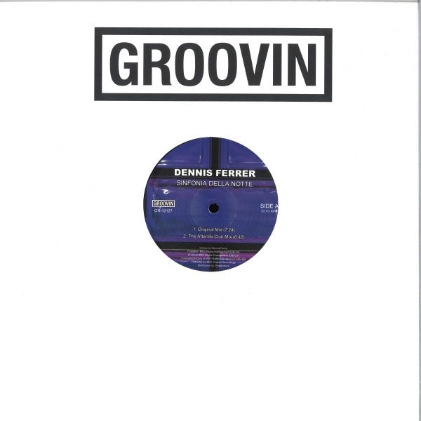 Dennis Ferrer — Sinfonia Della Notte vinyl cover