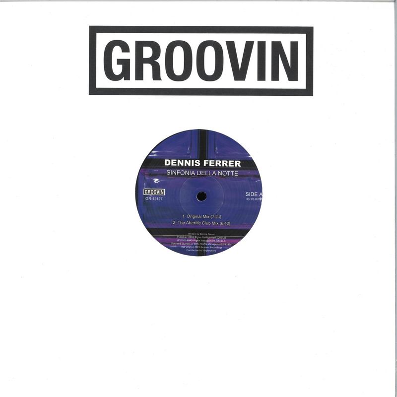 Dennis Ferrer — Sinfonia Della Notte vinyl cover
