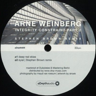 Arne Weinberg — Integrity Constraint Part 2 vinyl cover