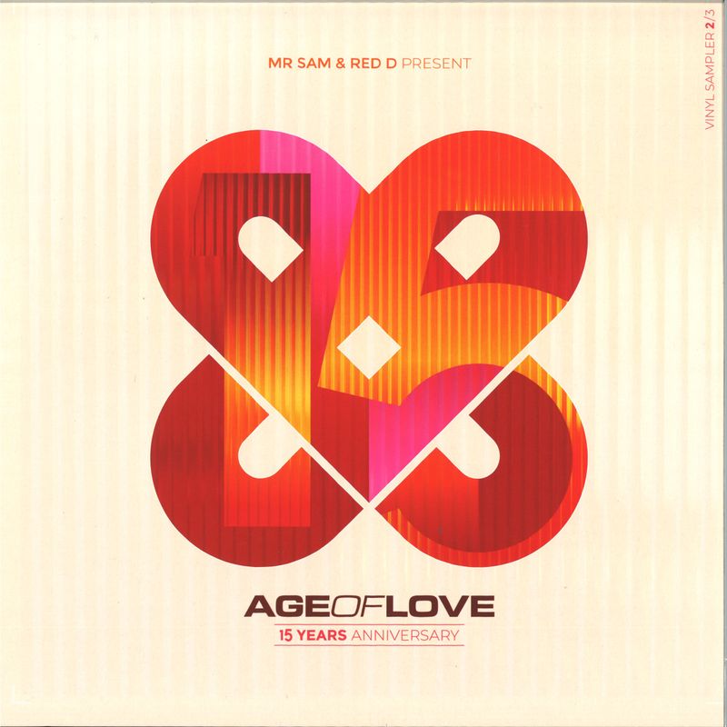 Various — AGE OF LOVE 15 YEARS VINYL 2/3 (2x12") vinyl cover