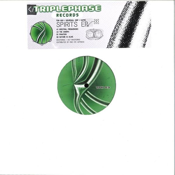 Hapro, Neuronal Grip, Tom Nox — Spirits EP vinyl cover