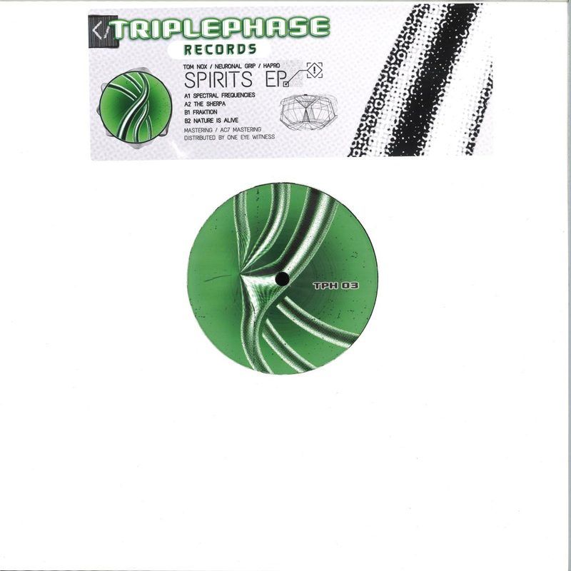 Hapro, Neuronal Grip, Tom Nox — Spirits EP vinyl cover
