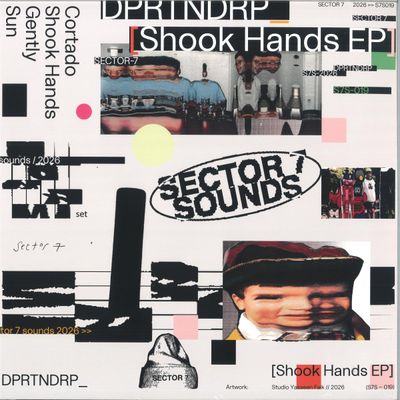 Dprtndrp — Shook Hands EP vinyl cover
