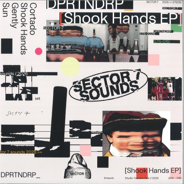 Dprtndrp — Shook Hands EP vinyl cover