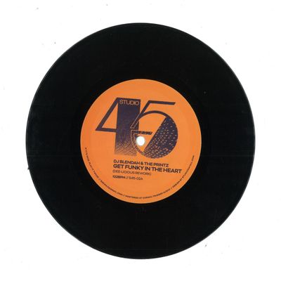 DJ Blendah, The Printz, Del Gazeebo — Studio 45 Volume 2 (7") vinyl cover