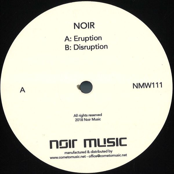 Noir — Disruptions EP vinyl cover